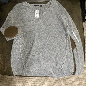 Nordstrom Rack Grey RDI Sweater with elbow patch